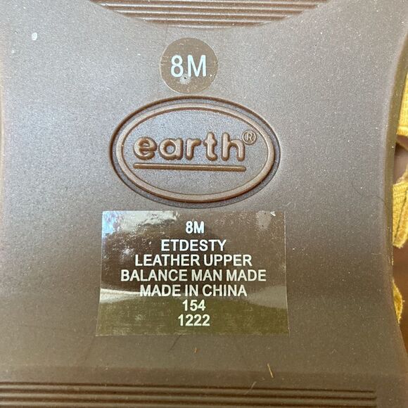 Earth Desty Round Toe Woven Casual Slip-on Sandals Size 8 New - Picture 7 of 10